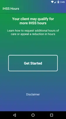 IHSS Help android App screenshot 1