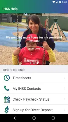 IHSS Help android App screenshot 3